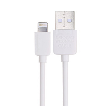  Аксессуар Metal USB for iPhone 5/6 50009 White