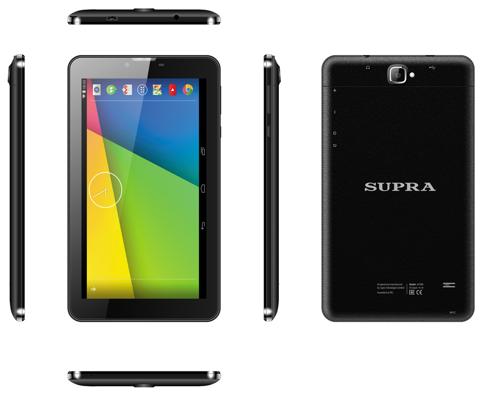 Supra M728G MT8312 1.3 GHz/1024Mb/4Gb/3G/GPS/Wi-Fi/Bluetooth/7.0/1024x600/Android