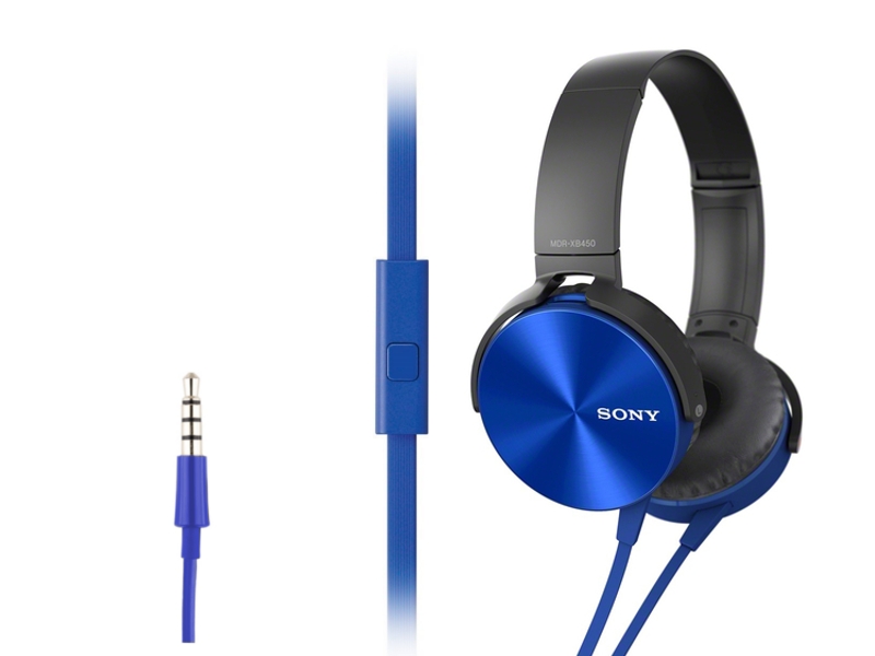 Sony Гарнитура Sony MDR-XB450APL Blue