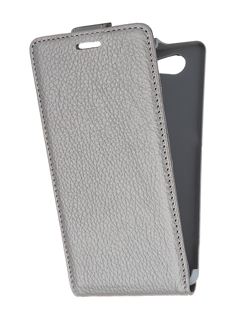 Deppa Аксессуар Чехол Sony Xperia Z3 Compact Deppa Elip Cover + защитная пленка Grey 81046