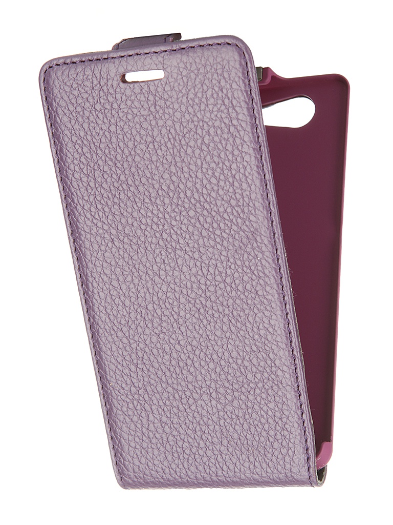 Deppa Аксессуар Чехол Sony Xperia Z3 Compact Deppa Elip Cover + защитная пленка Purple 81047