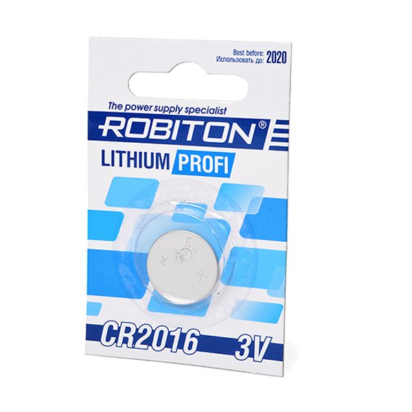  Батарейка CR2016 - Robiton Profi R-CR2016-BL1