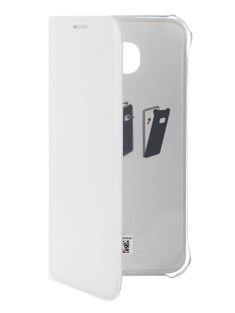 Samsung Аксессуар Чехол Samsung SM-G920 Galaxy S6 Flip Wallet White EF-WG920PWEGRU