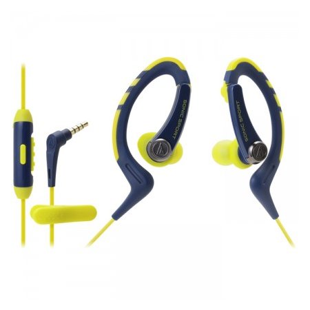 Audio-Technica Гарнитура Audio-Technica ATH-SPORT1iS NY Navy-Yellow