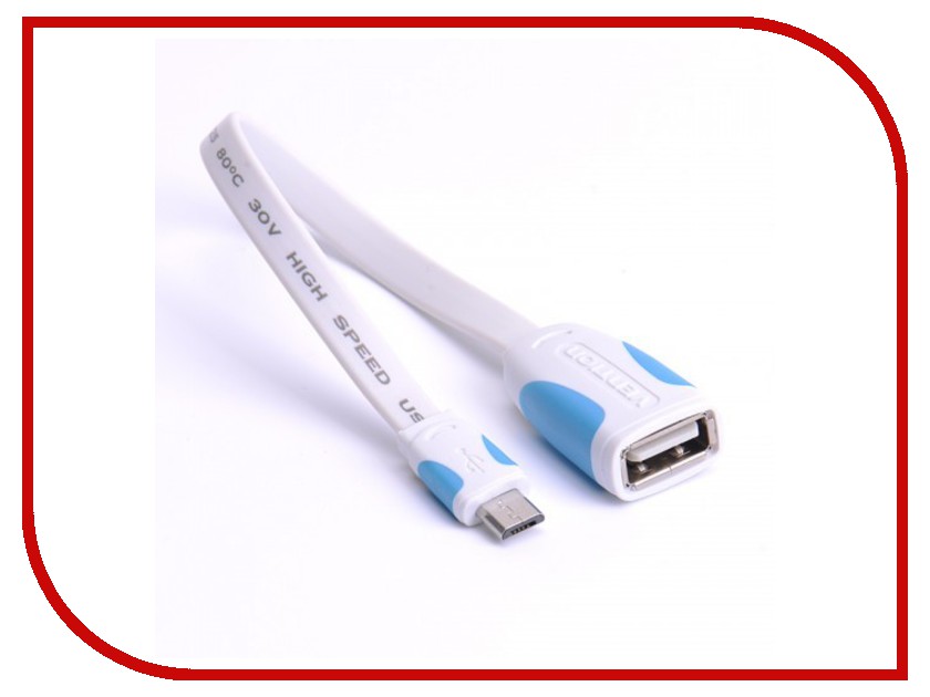  Vention microUSB 5pin to USB AF OTG 0.1m VAS-A09-W010