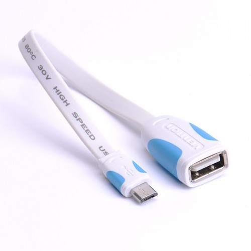 Аксессуар Vention microUSB 5pin to USB AF OTG 0.2m VAS-A09-W010
