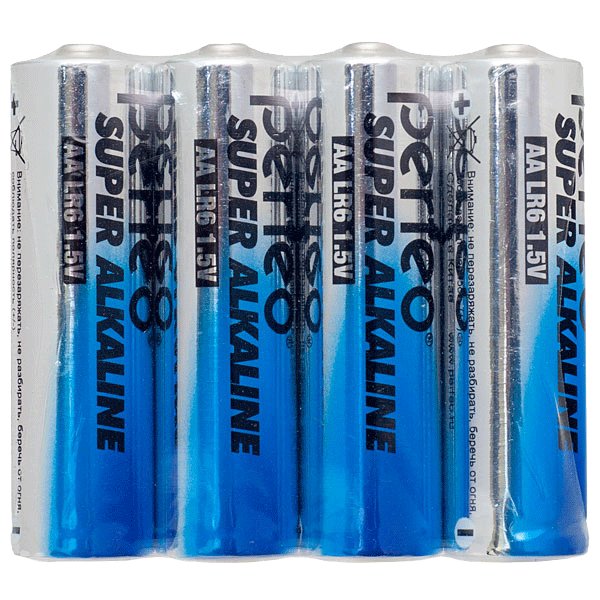 Perfeo Батарейка AA - Perfeo LR6/4SH Super Alkaline (4 штуки)