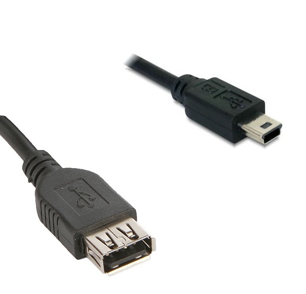 Perfeo Аксессуар Perfeo USB 2.0 A/F-Mini USB 5P/M 0.5м U4201
