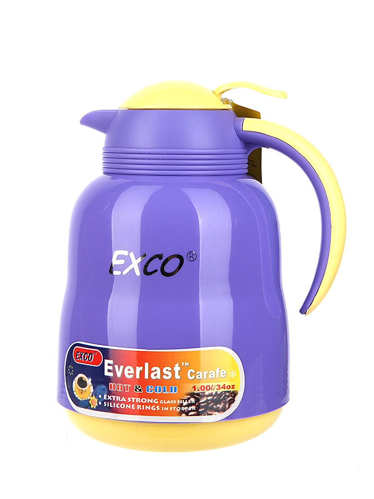 Exco - Термос EXCO EL100B 1L Violet-Yellow