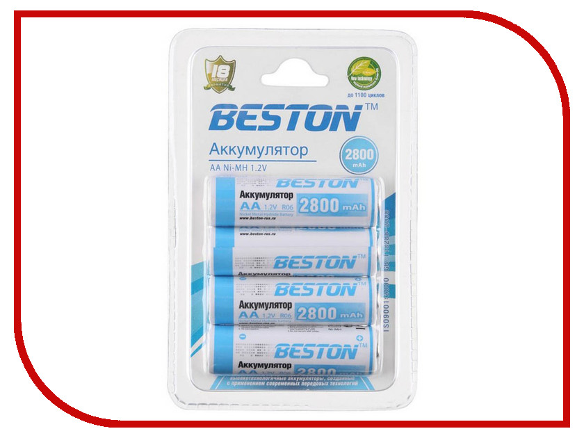  AA - BESTON 2800 mAh NiMH (4 )