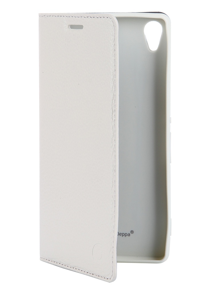 Deppa Аксессуар Чехол Sony Xperia Z3 Deppa Wallet Cover магнит + защитная пленка White 84078