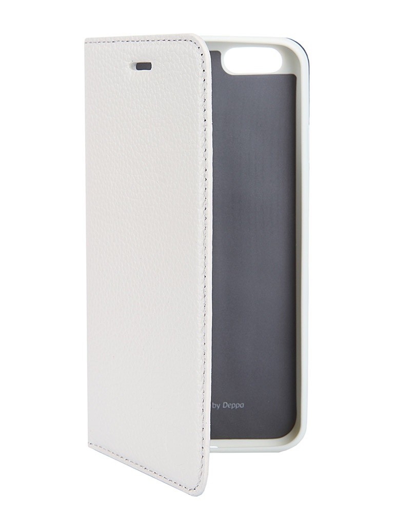 Deppa Аксессуар Чехол Deppa Wallet Cover для APPLE iPhone 6 White + защитная пленка 84063