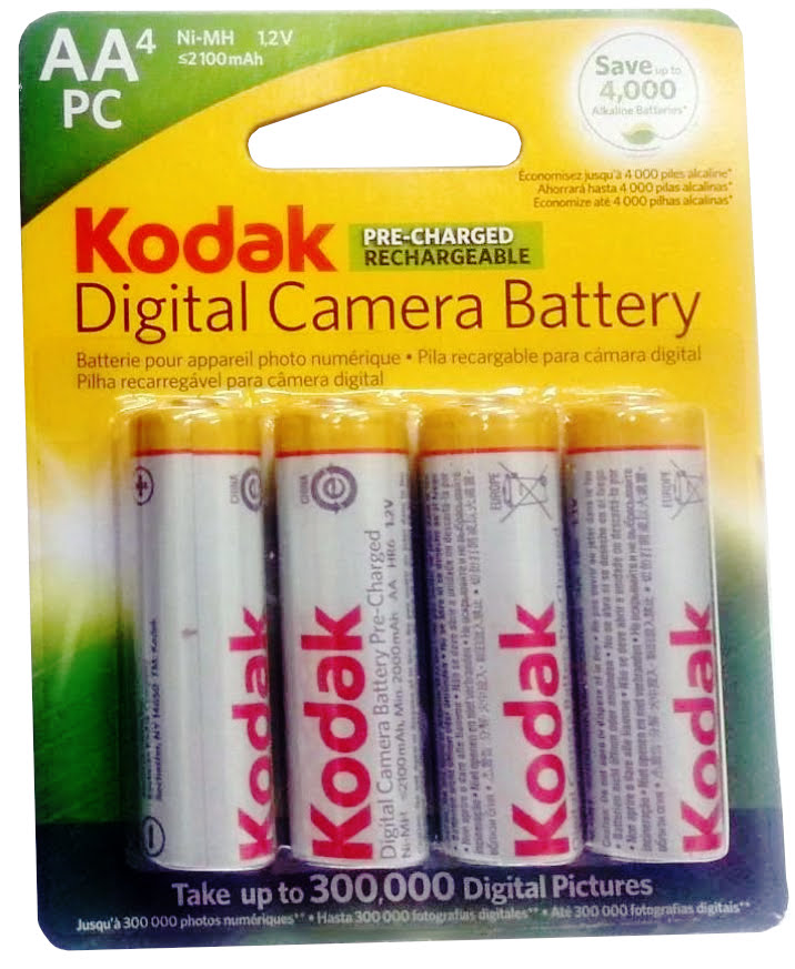 Kodak Аккумулятор AA - Kodak 2100 mAh NiMH (4 штуки)