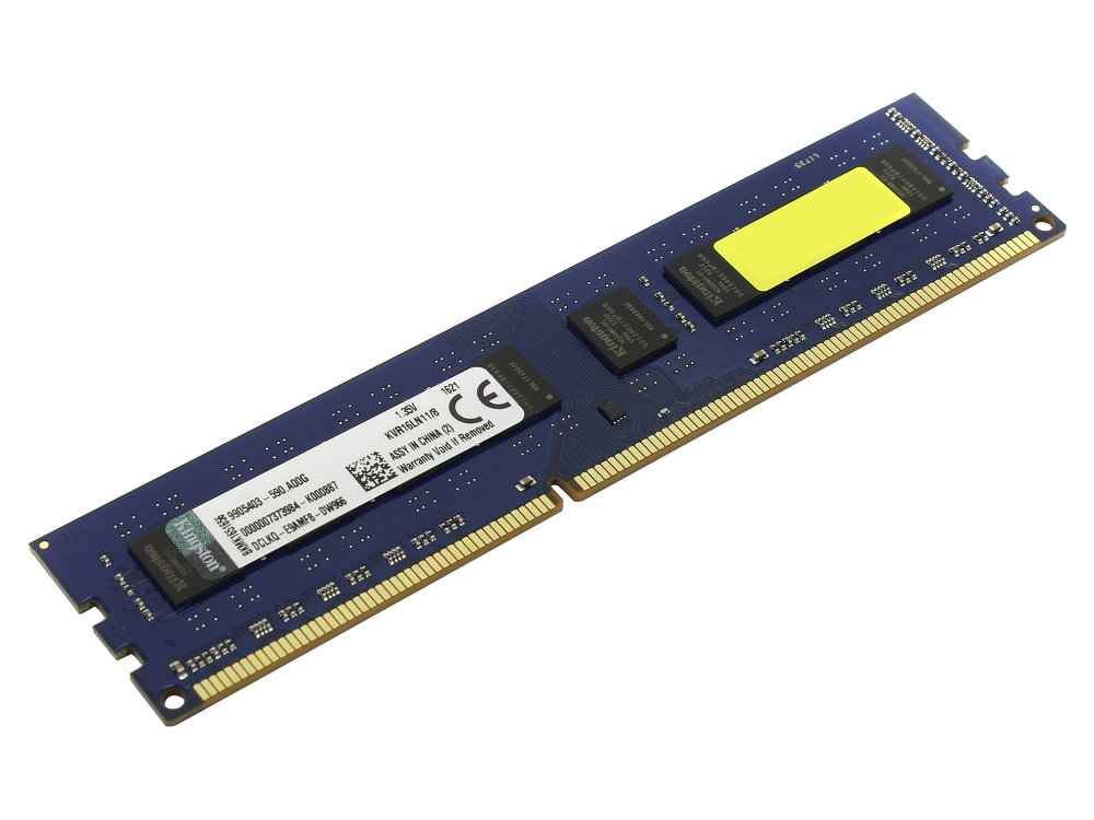 Kingston PC3-12800 DIMM DDR3L 1600MHz - 8Gb KVR16LN11/8