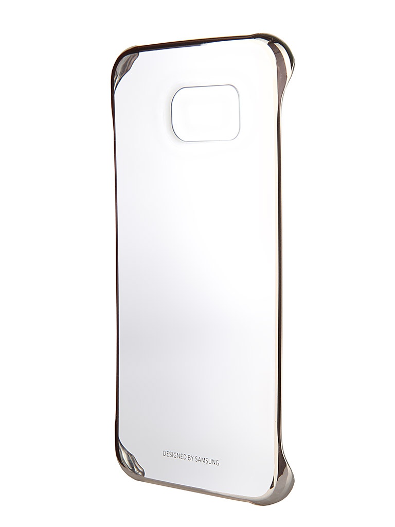 Samsung Аксессуар Чехол Samsung SM-G920 Galaxy S6 Clear Cover Gold EF-QG920BFEGRU