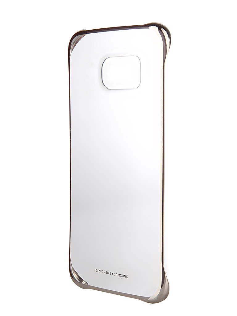 Samsung Аксессуар Чехол Samsung SM-G925 Galaxy S6 Edge Clear Cover Gold EF-QG925BFEGRU