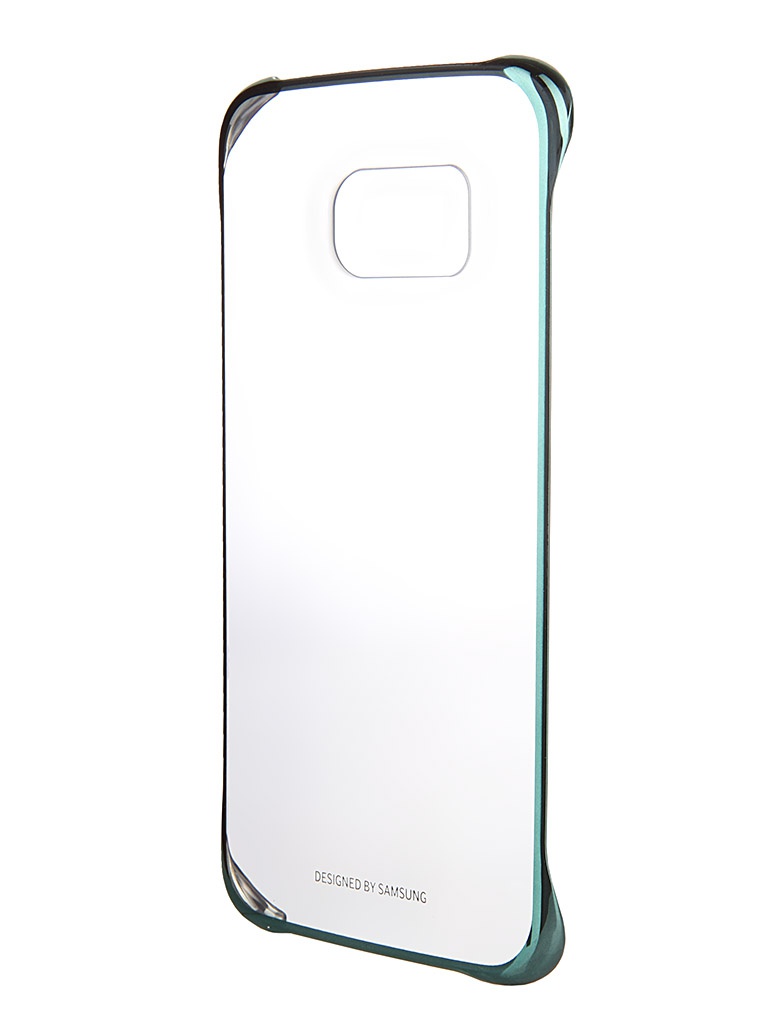Samsung Аксессуар Чехол Samsung SM-G925 Galaxy S6 Edge Clear Cover Green EF-QG925BGEGRU