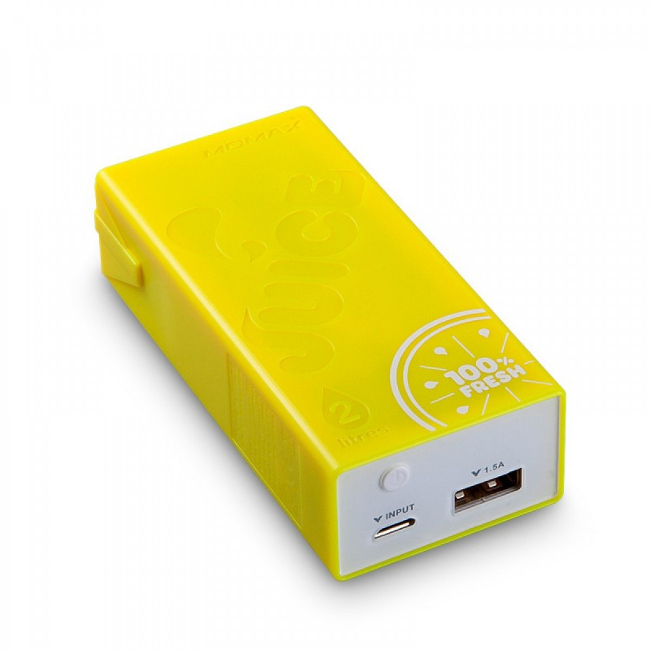  Аккумулятор MOMAX iPower Juice External 4400mAh Yellow