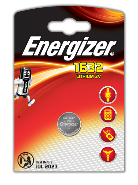 Energizer Батарейка CR1632 - Energizer Lithium 3V PIP1