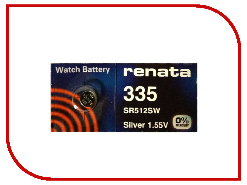Батарейка R335 - Renata SR512SW (1 штука)