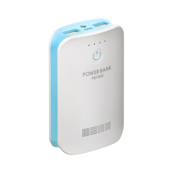 InterStep Аккумулятор InterStep PB7800 White-Blue 7800 mAh