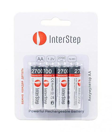 InterStep Аккумулятор AA - InterStep R6 2700 mAh (4 штуки)
