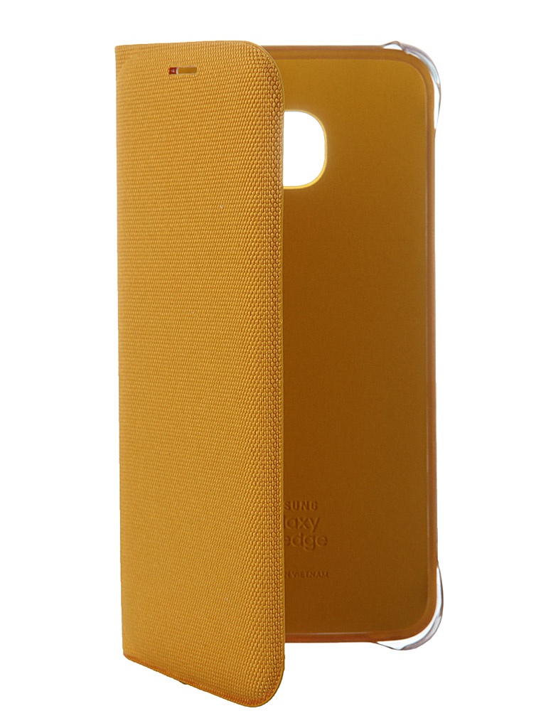 Samsung Аксессуар Чехол Samsung SM-G925 Galaxy S6 Edge Flip Wallet Fabric Yellow EF-WG925BYEGRU