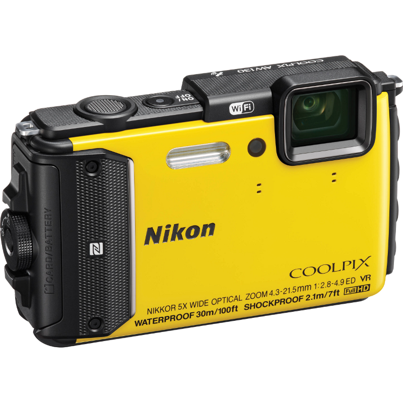 Nikon Фотоаппарат Nikon AW130 Coolpix Yellow