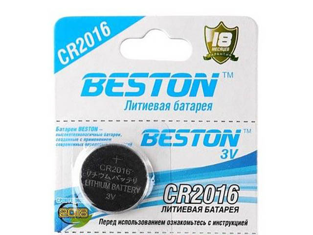  Батарейка CR2016 - BESTON CR2016 3V (1 штука)