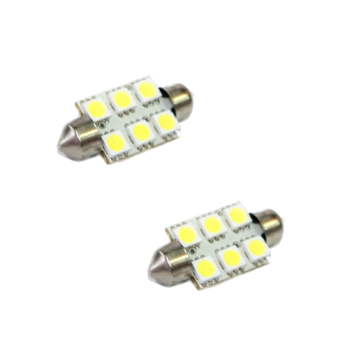  Светодиодная лампа DLED C5W FEST 36mm SV8,5 6 SMD 519 (2 штуки)