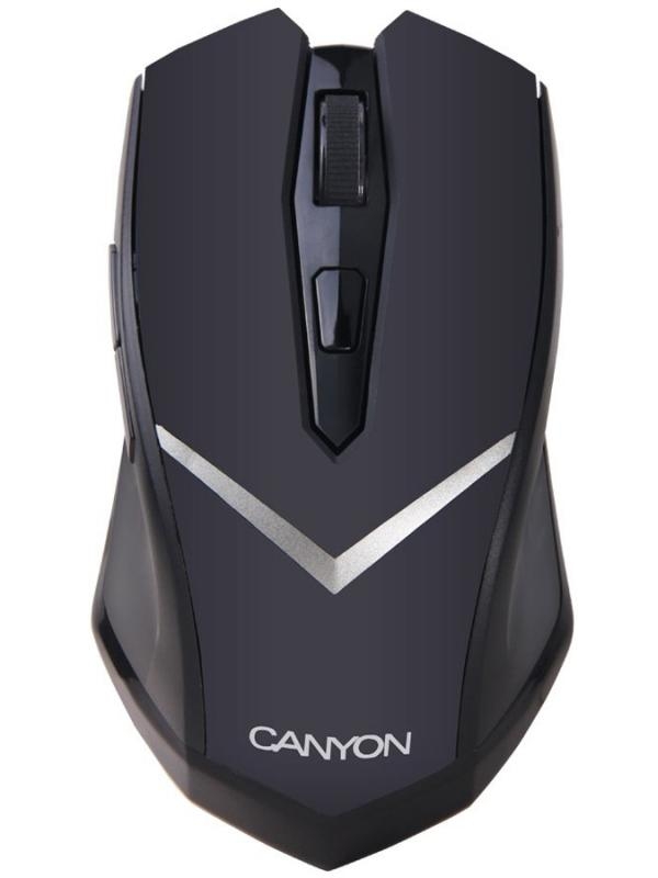 Canyon Мышь беспроводная Canyon CNE-CMSW3 Black USB