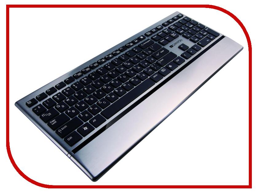 клавиатуры и цифронабиратели CNS-HKB4  Клавиатура Canyon CNS-HKB4 Silver USB