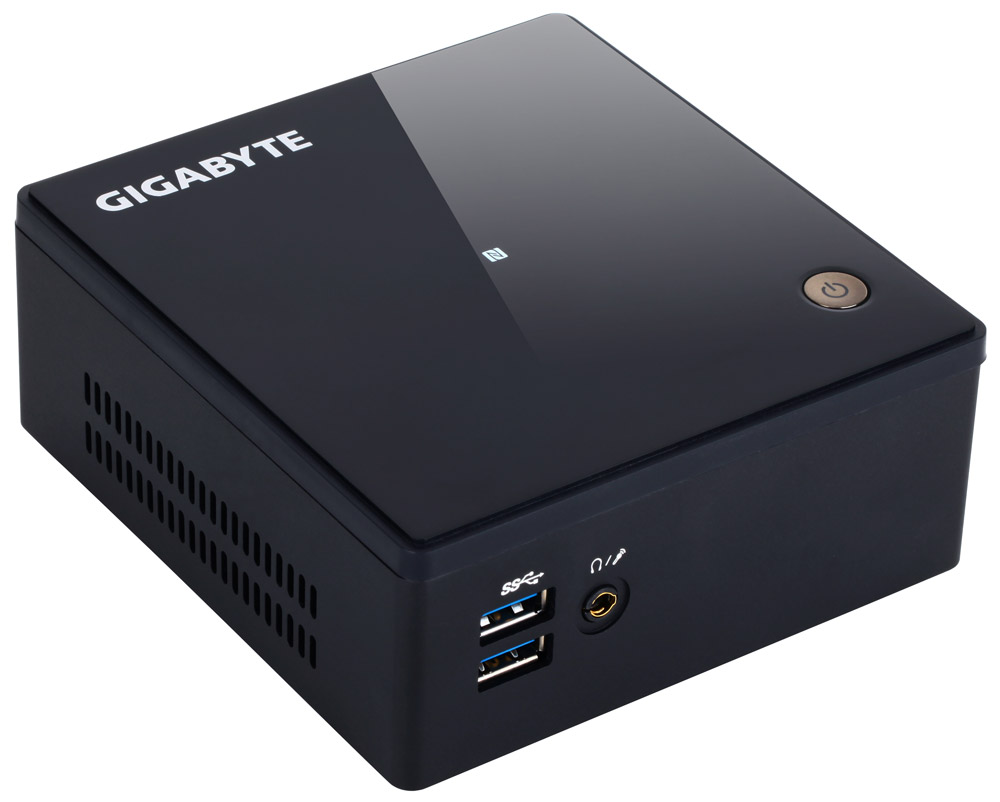 Gigabyte Неттоп GigaByte GB-BXi7H-5500 Intel Core i7-5500U 2.4GHz/No RAM/No HDD/Intel HD Graphics 5500/Wi-Fi/Bluetooth/Gigabit LAN/no OS