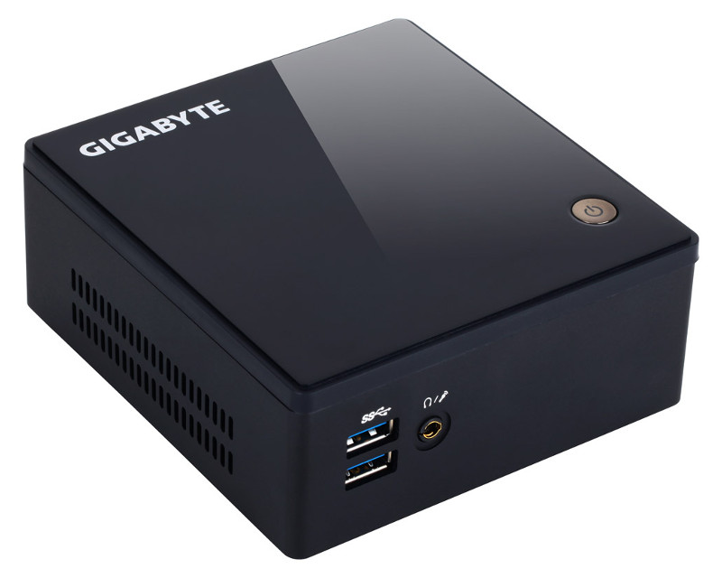Gigabyte Неттоп GigaByte GB-BXi3H-5010 Intel Core i3-5010U 2.1GHz/No RAM/No HDD/Intel HD Graphics 5500/Wi-Fi/Bluetooth/Gigabit LAN/no OS
