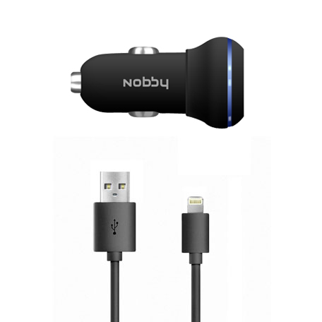  Зарядное устройство Nobby Energy USB 1A + 8pin AC-001 Black