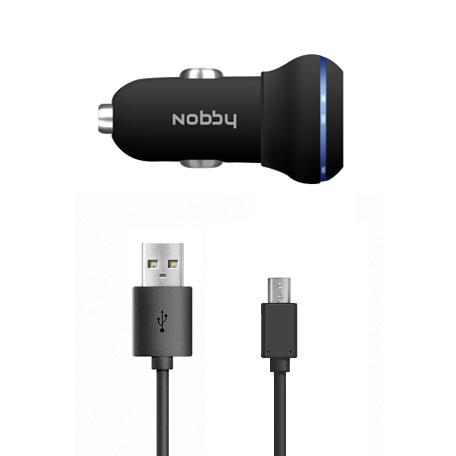  Зарядное устройство Nobby Energy USB 1A + microUSB AC-001 Black
