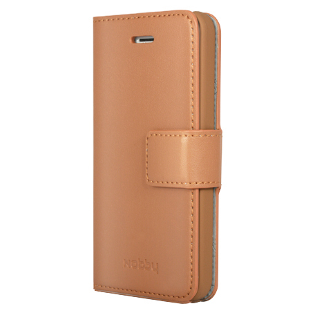  Аксессуар Чехол-книжка Nobby Comfort CB-002 для iPhone 5/5S Brown