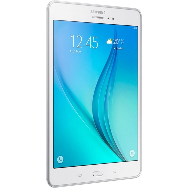 Samsung SM-T350 Galaxy Tab A 8.0 - 16Gb Wi-Fi White SM-T350NZWASER Quad Core 1.2 GHz/1536Mb/8Gb/GPS/Wi-Fi/Bluetooth/Cam/8.0/1024x768/Android