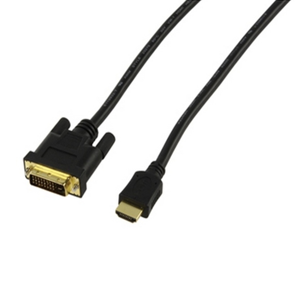  Аксессуар HQ HDMI to DVI 2m CABLE-551G-2.0