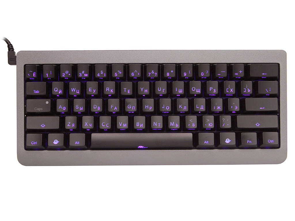  Ducky Mini Silver Cherry MX Red<br>