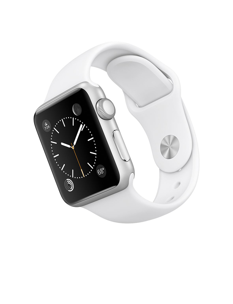 Apple Умные часы APPLE Watch Sport 38mm with White Sport Band MJ2T2RU/A