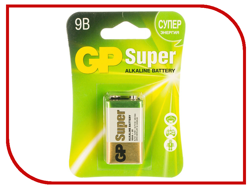   GP Super Alkaline 1604 (6LF22)-BC1