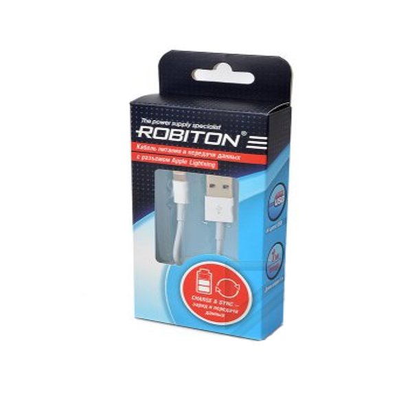  Аксессуар Robiton USB - P3-Apple Lightning 1m 12681