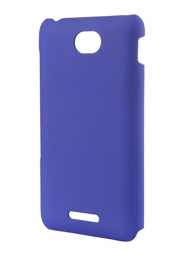 Muvit Аксессуар Чехол Sony Xperia E4 Muvit MFX Rubber Back Case Blue SEBKC0037