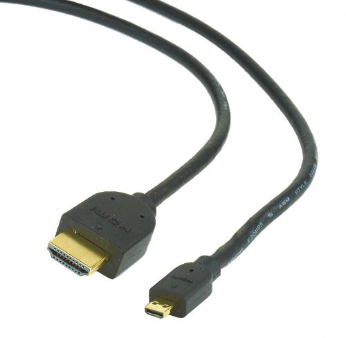  Аксессуар MrCable HDMI 19M to Micro-HDMI 19M v1.4 1m Black VDH/MCH-01-BL