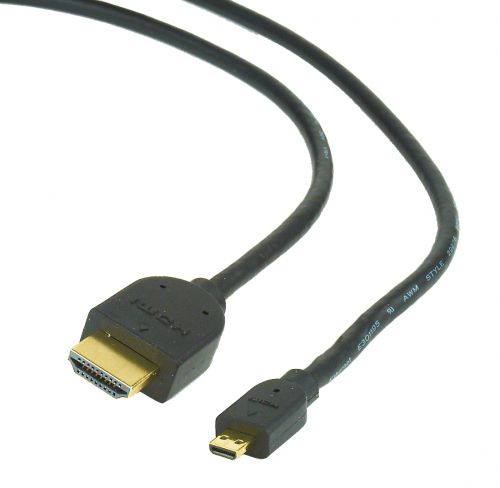  MrCable HDMI 19M to Micro-HDMI 19M v1.4 5m Black VDH/MCH-05-BL<br>