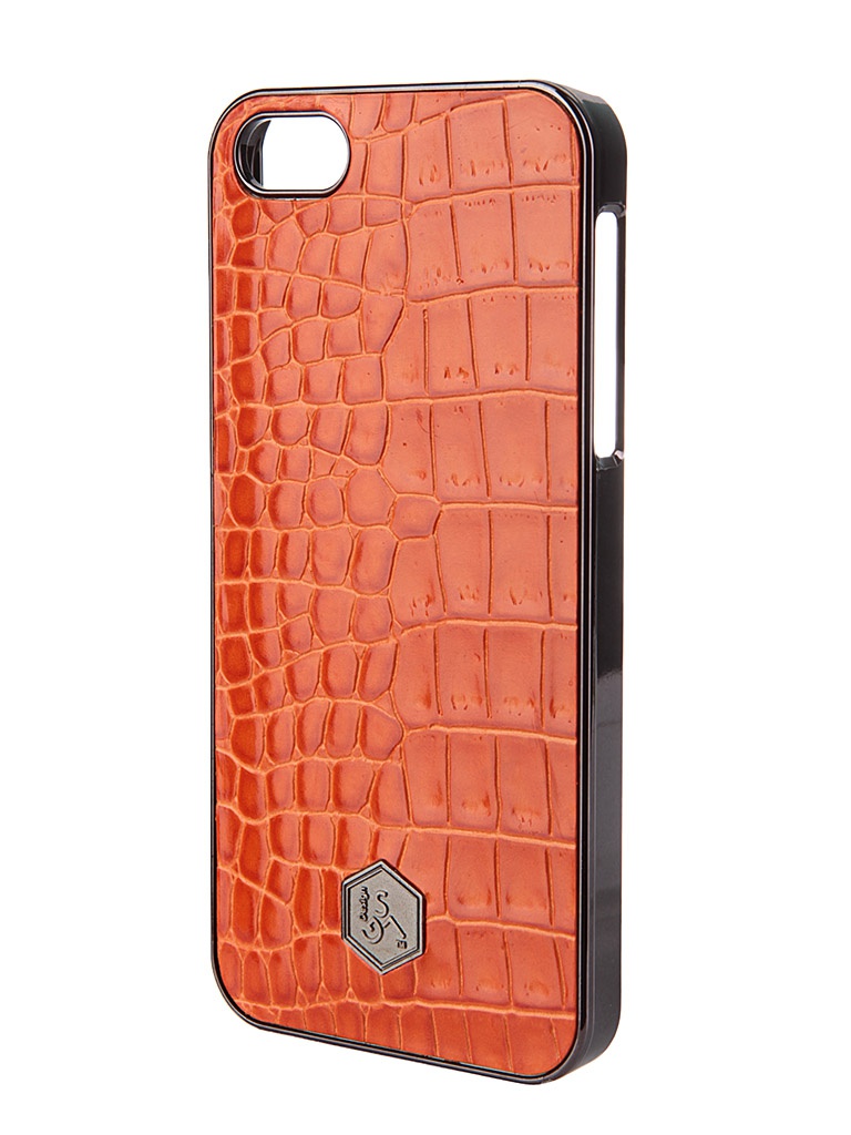  Аксессуар Чехол-накладка SLG D2 Mobile Series for APPLE iPhone 5 / 5S Orange