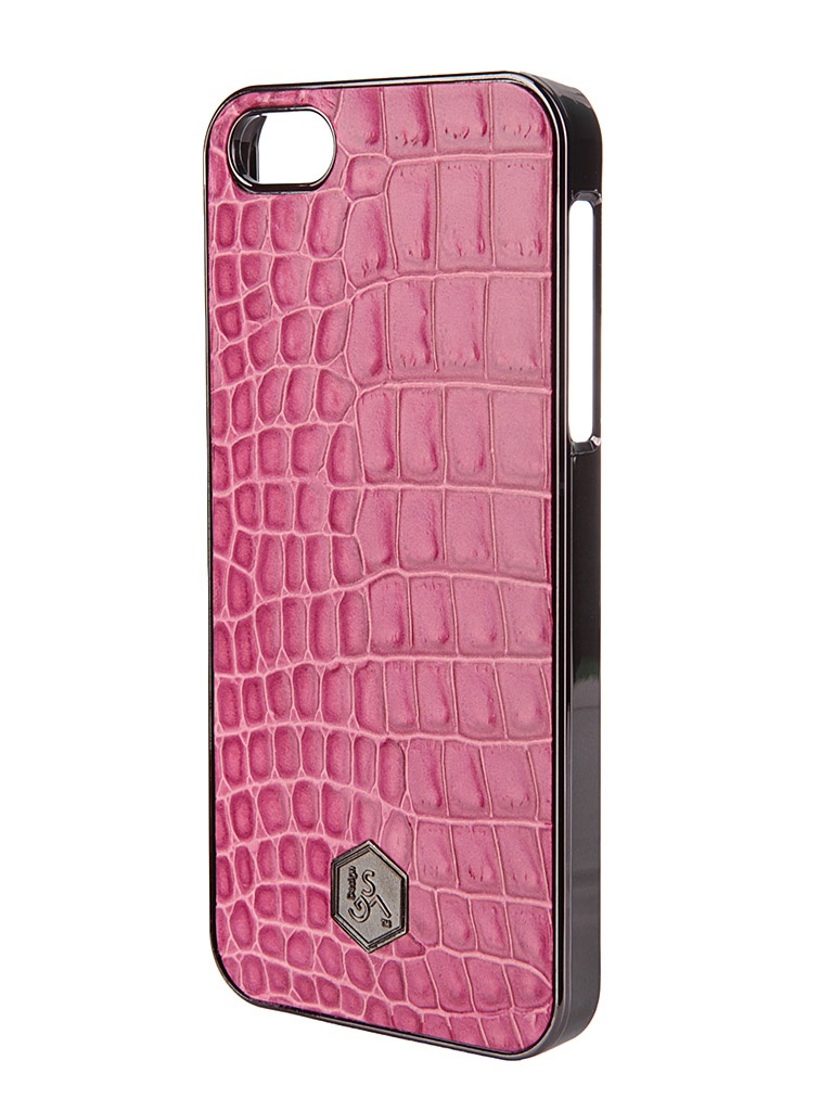  Аксессуар Чехол-накладка SLG D2 Mobile Series for APPLE iPhone 5 / 5S Pink