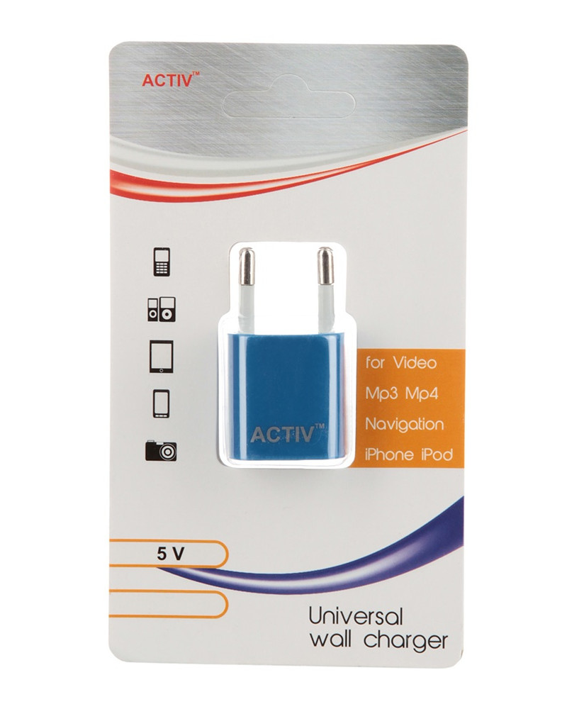  Зарядное устройство Activ TAU1-1.5A-01 1.5A Blue 36007