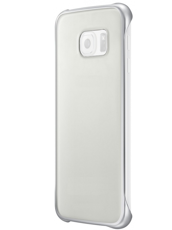 Samsung Аксессуар Чехол Samsung Galaxy S6 G920 Clear Cover Silver EF-QG920BSEGRU